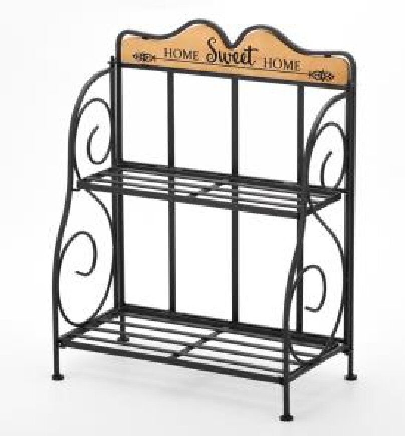 Folding storage rack