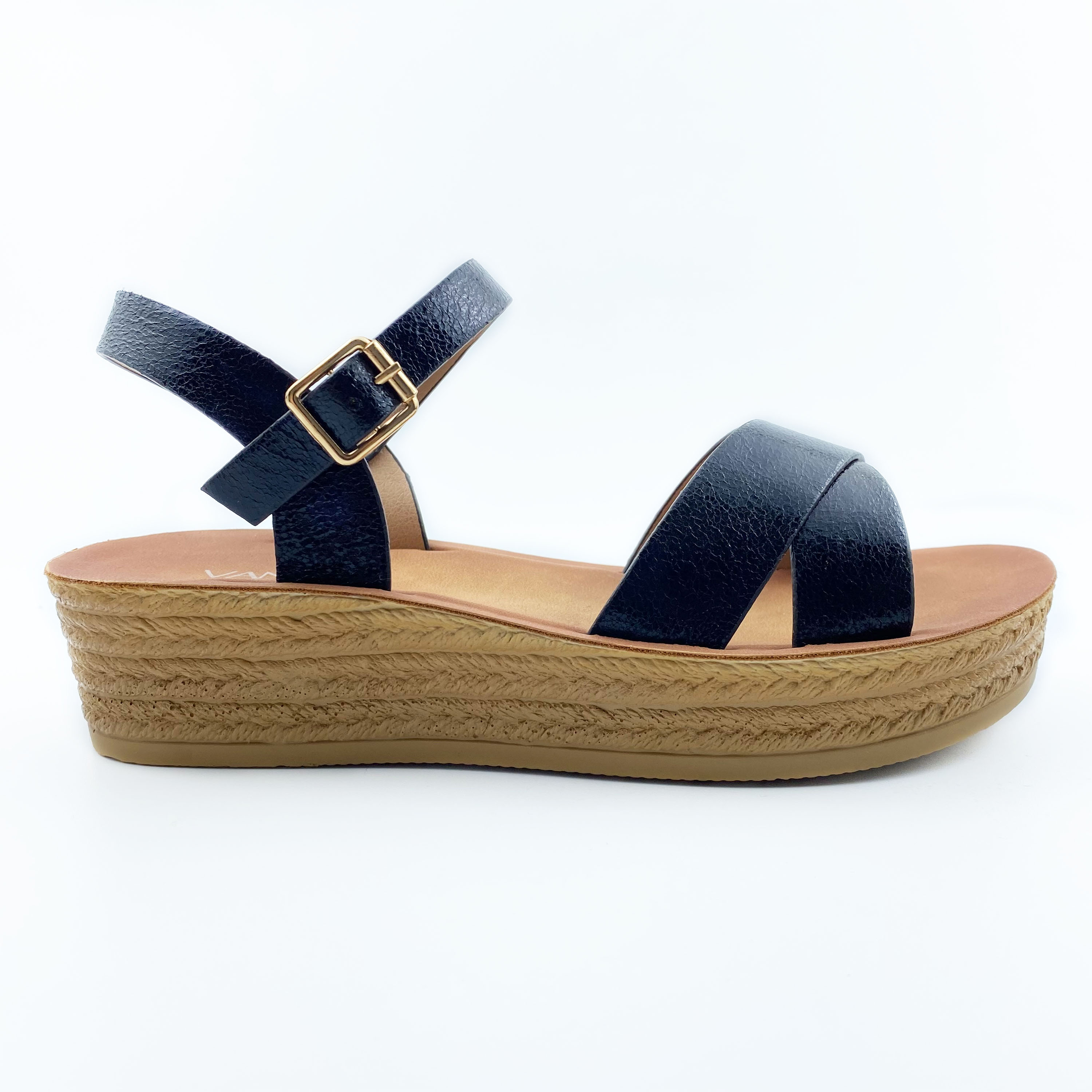 Foreign Trade Custom Fashion Casual Women's Sandals Intimate Comfortable Women's Sandals Ordinary Cross Laces New Sandals New Trend Casual Sandals Women Design details Picture