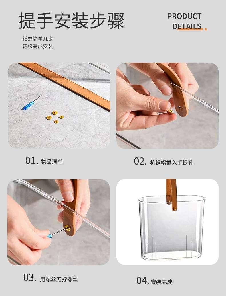 Y125-8036 New model slit transparent trash can, household wastebasket, kitchen garbage bin, narrow bucket, toilet sanitary bucket, oval bucket trash can detail image 17