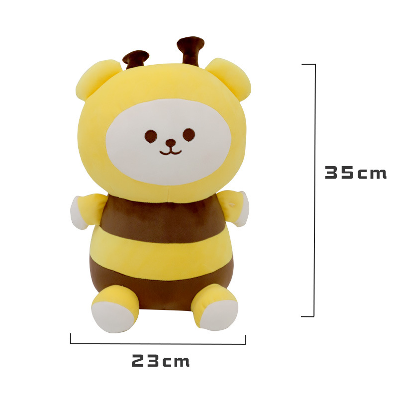 Cartoon bee doll, throw pillow, Recreation House doll, plush toy, doll, PP cotton elastic super soft, custom-made order Specification image