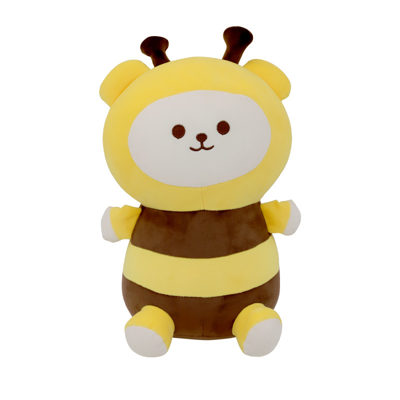 Cartoon bee doll, throw pillow, Recreation House doll, plush toy, doll, PP cotton elastic super soft, custom-made order Item Picture