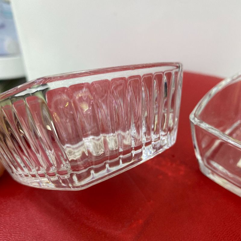 轻奢分格果盘家用客厅茶点糖果零食干果盘点心水果盘玻璃碗小吃碟产品图