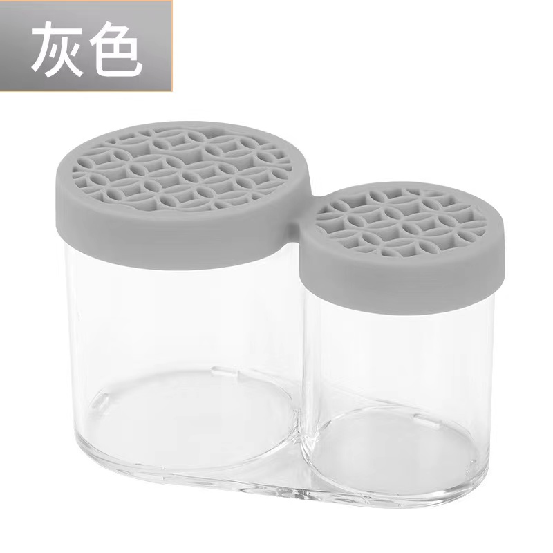 Makeup brush storage box