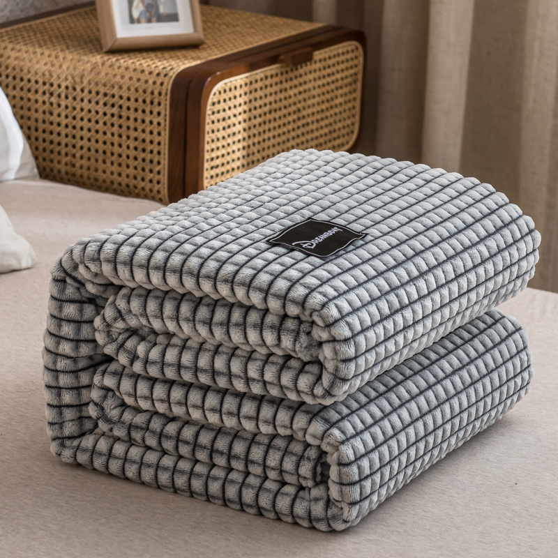 Flannel, milk velvet fabric, double-sided velvet blanket fabric, DB home textile fabric Specification image