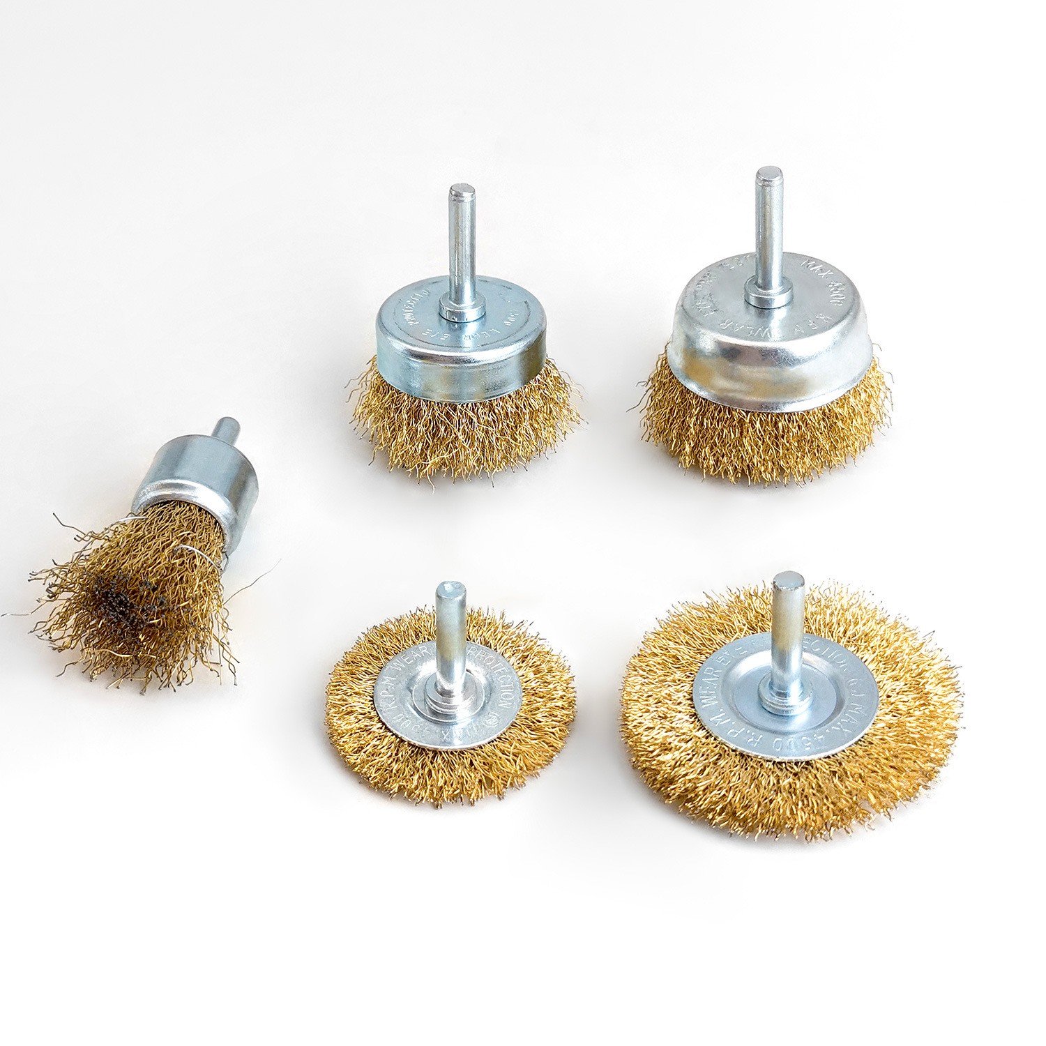 Grinding rust removal with handle wire brush, T-shaped/bowl-shaped/pen-shaped brush grinding head, grinding machine accessories, copper wire brush Item Picture