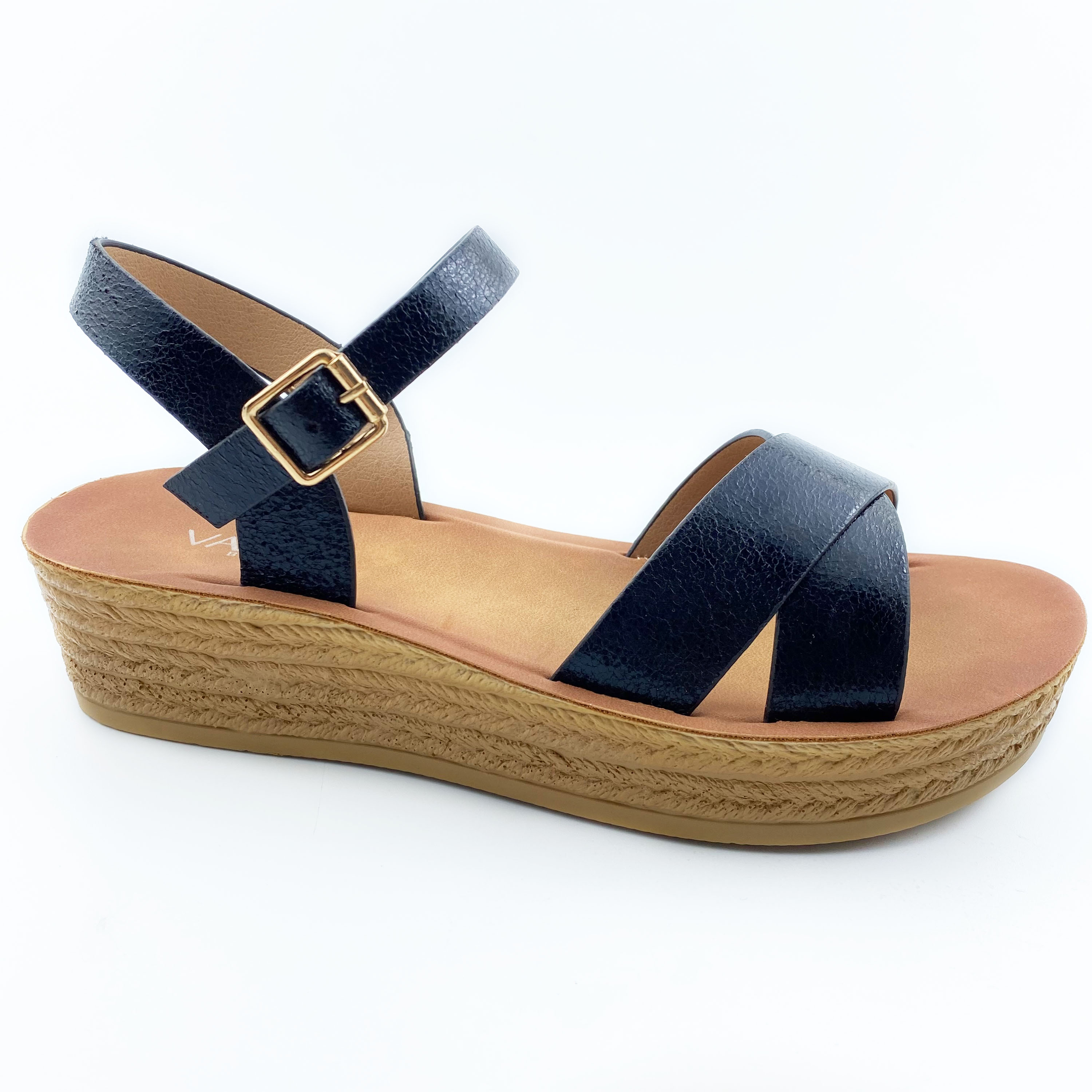 Foreign Trade Custom Fashion Casual Women's Sandals Intimate Comfortable Women's Sandals Ordinary Cross Laces New Sandals New Trend Casual Sandals Women Design