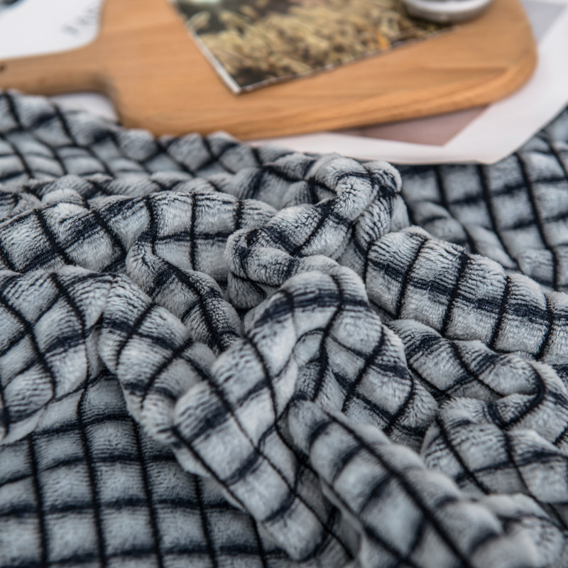 Flannel, milk velvet fabric, double-sided velvet blanket fabric, DB home textile fabric Item Picture