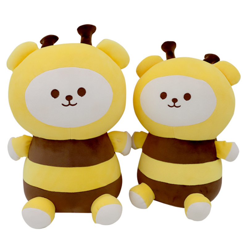 Cartoon bee doll, throw pillow, Recreation House doll, plush toy, doll, PP cotton elastic super soft, custom-made order pic 1