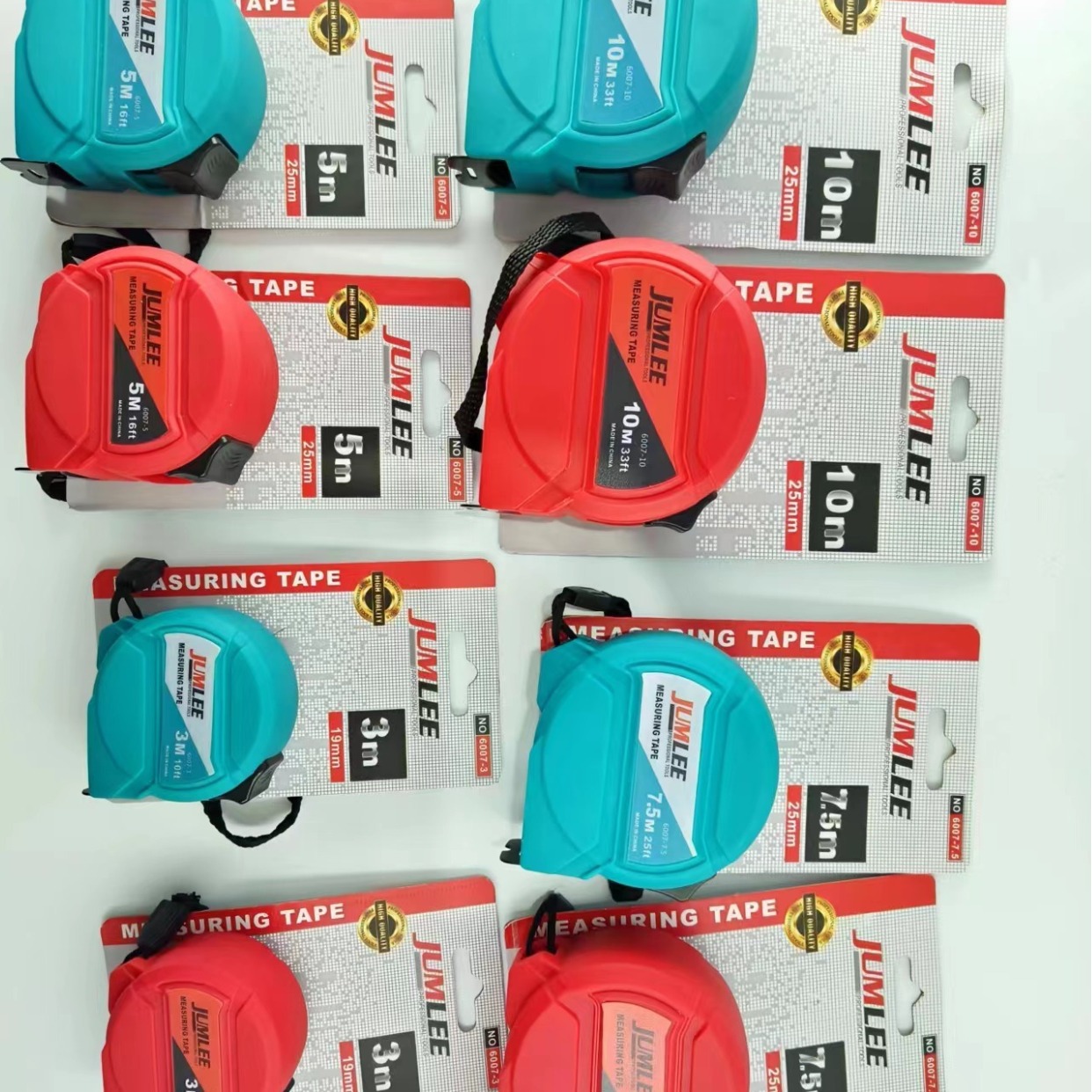 6007 steel tape measure, high-precision anti-drop stainless steel tape measure 3M, 5M, 7.5M, 10M, thickened wear-resistant and anti-drop meter measure box details Picture