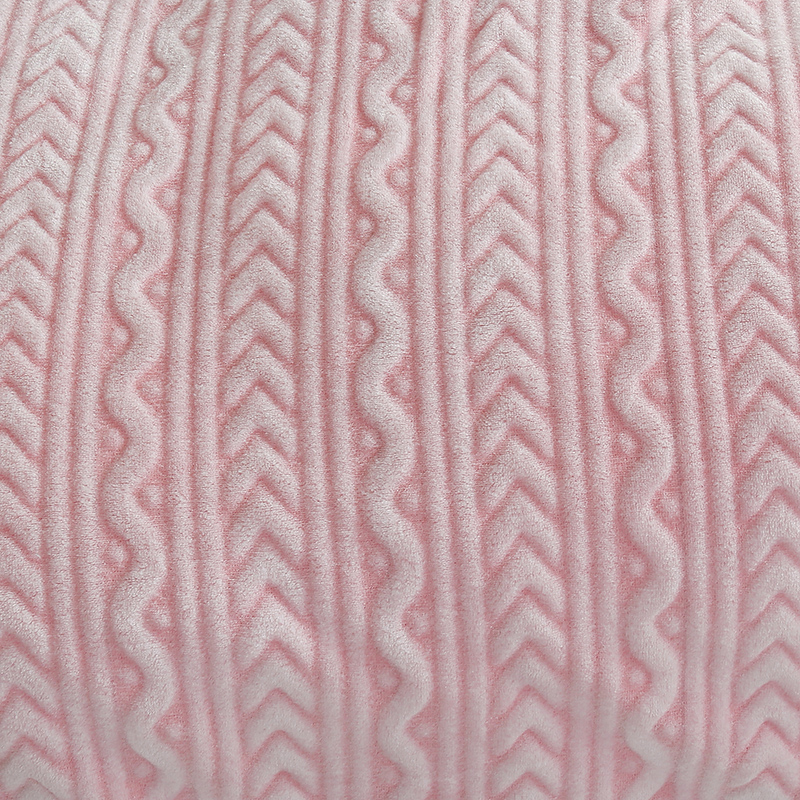 3D carved snowflake velvet back-printed cut flannel milk velvet fabric, double-sided velvet blanket fabric, red velvet fabric, DB home textile fabric Specification image