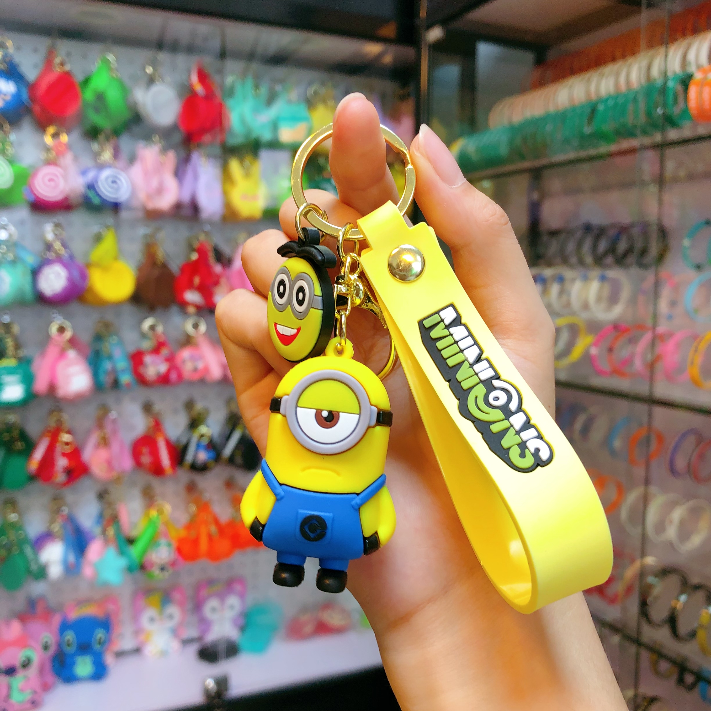 New character pendant, cartoon doll gift, Minion doll, cute keychain, cartoon cute bag pendant. New character pendant, cartoon doll gift, Minion doll, cute keychain, cartoon cute bag pendant Application Scenario