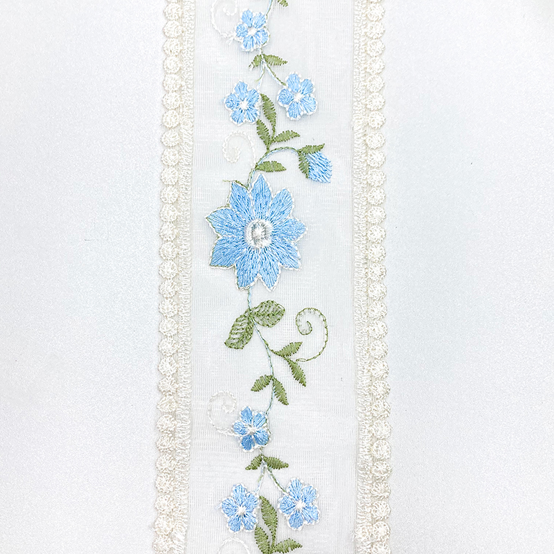 In-stock mesh lace, embroidered lace flowers, graphic bows, hair bands, traditional Chinese style DIY handcrafted Application Scenario