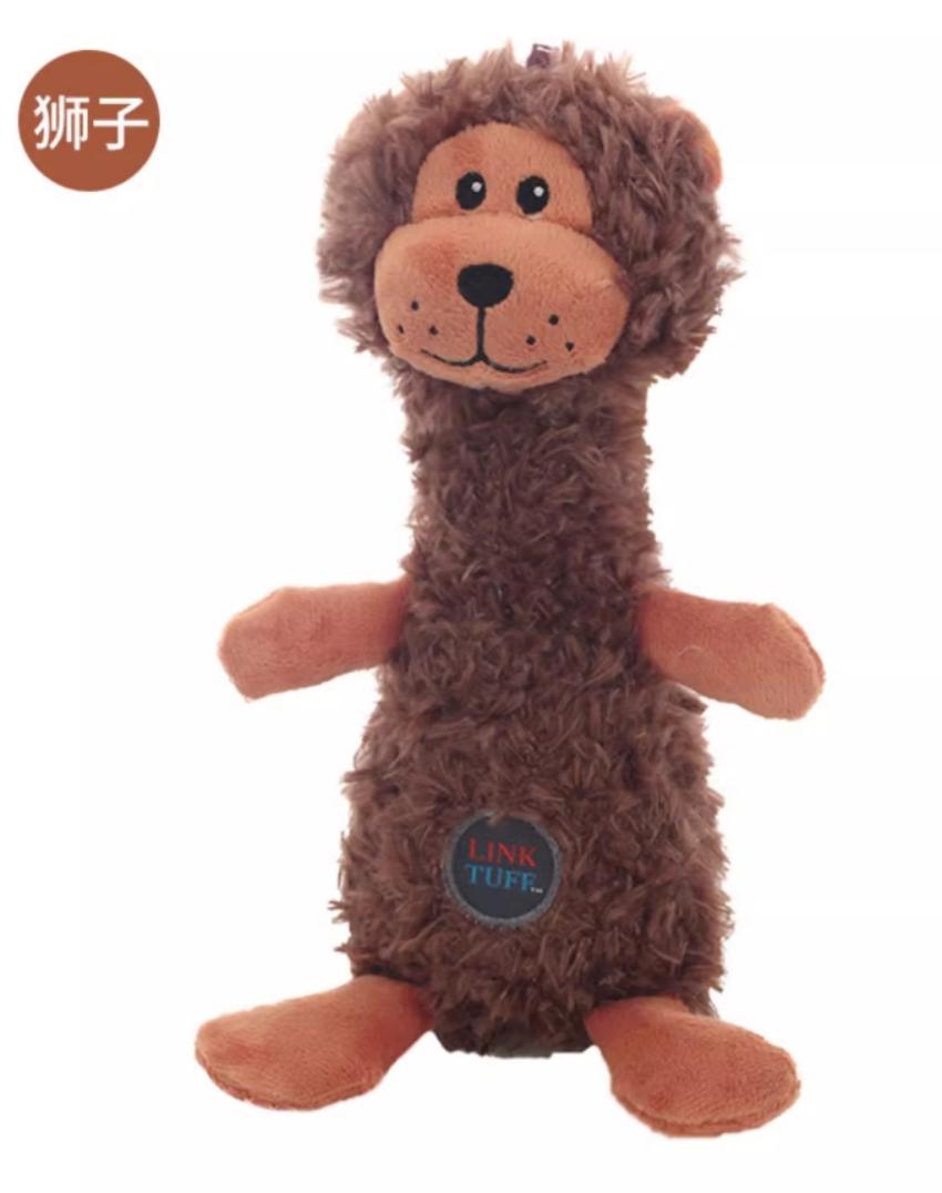 Dog toys, pet supplies, cat toys, play and entertainment pet toys, long-lasting and biting training interactive and vocal toys, spray-painted fleece series details Picture