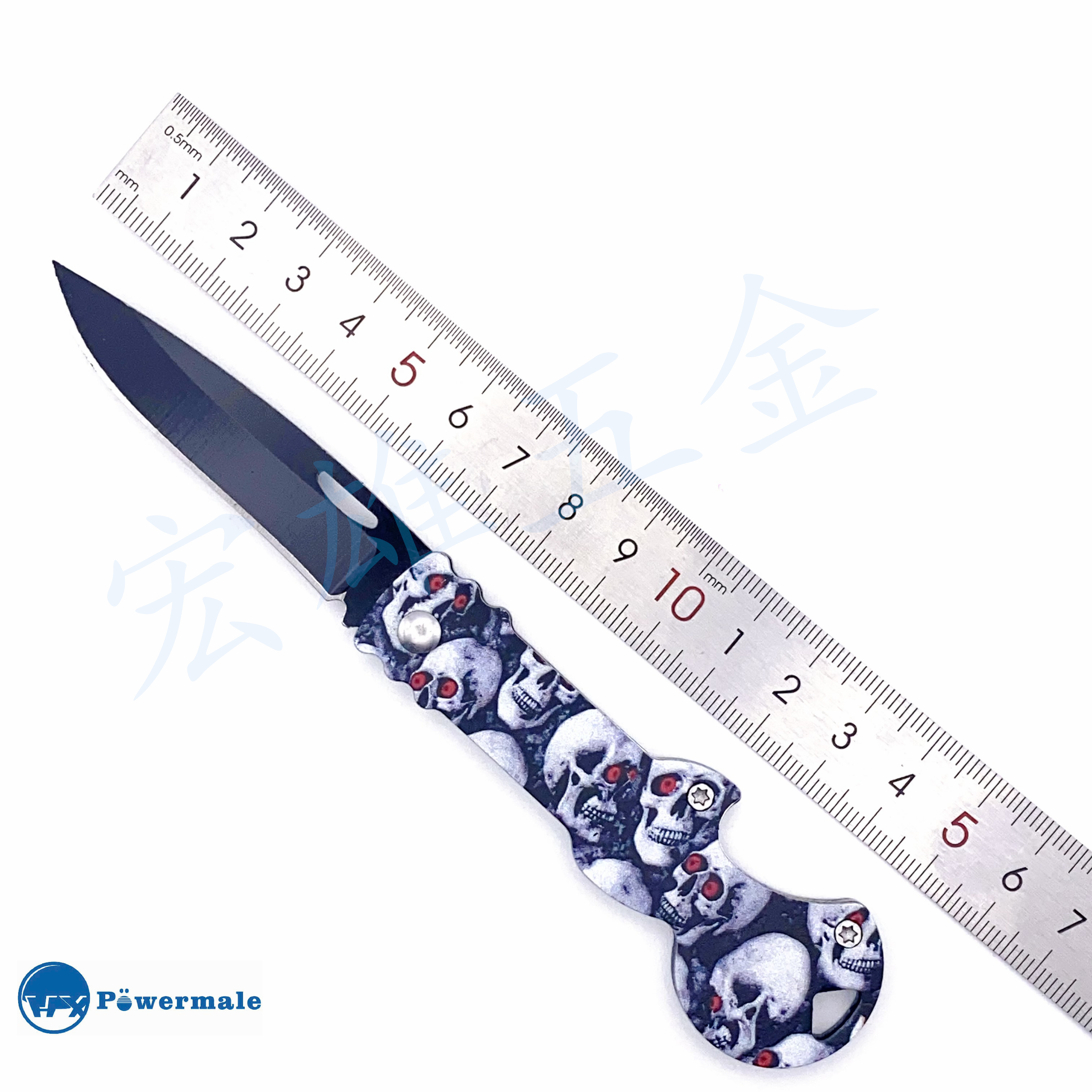 防身跳刀/折叠小刀/防身刀/户外折叠刀/玩具刀白底实物图