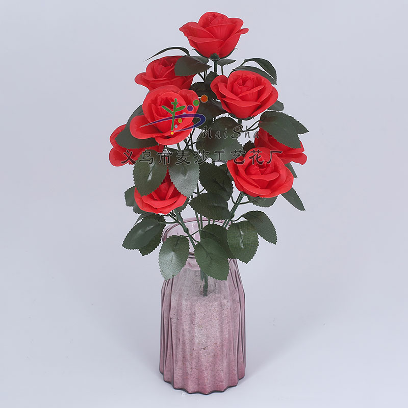 MS-071 Maisha Flower Sheet Arrangement, artificial flower, 60g small round rose