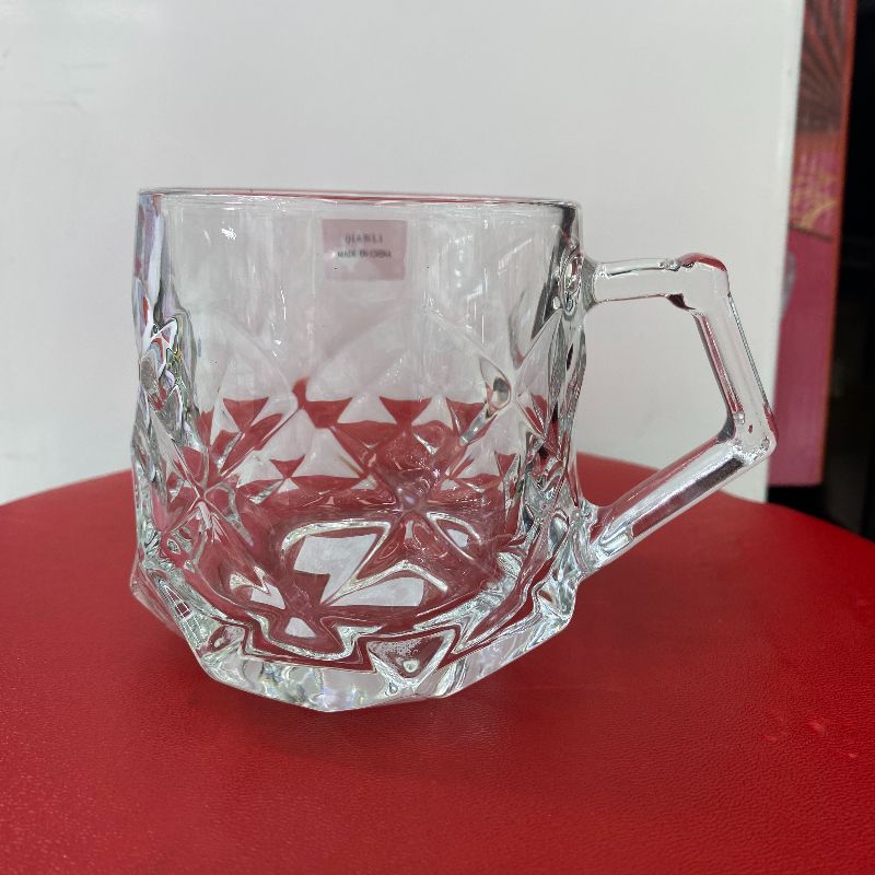带把手玻璃杯ins风家用客厅喝水杯子高级感牛奶咖啡杯饮料果汁杯