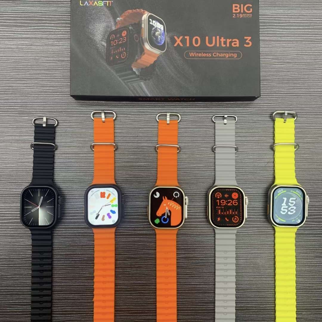 Cross border popular X10 Ultra3 sports smartwatch, Bluetooth call, true snap, multi sport mode, wireless charging details Picture