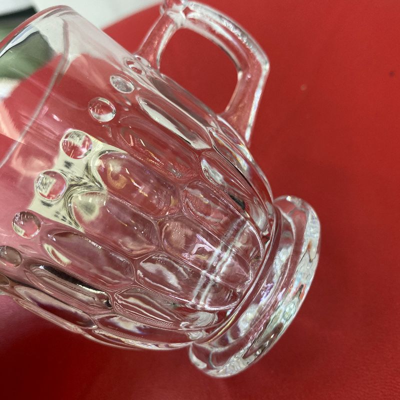 西式高颜值玻璃杯带把ins风牛奶燕麦杯早餐杯大容量耐热家用茶杯细节图