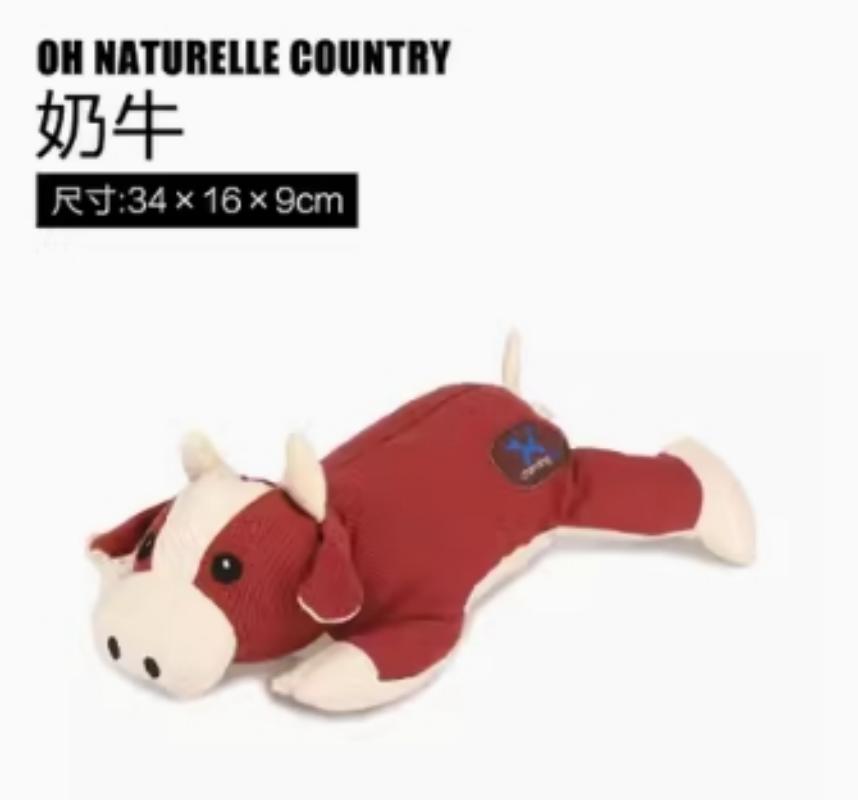 Dog toys, pet supplies, play and entertainment, pet toys, long-lasting and durable, training, interactive and vocal toys, rural series Specification image