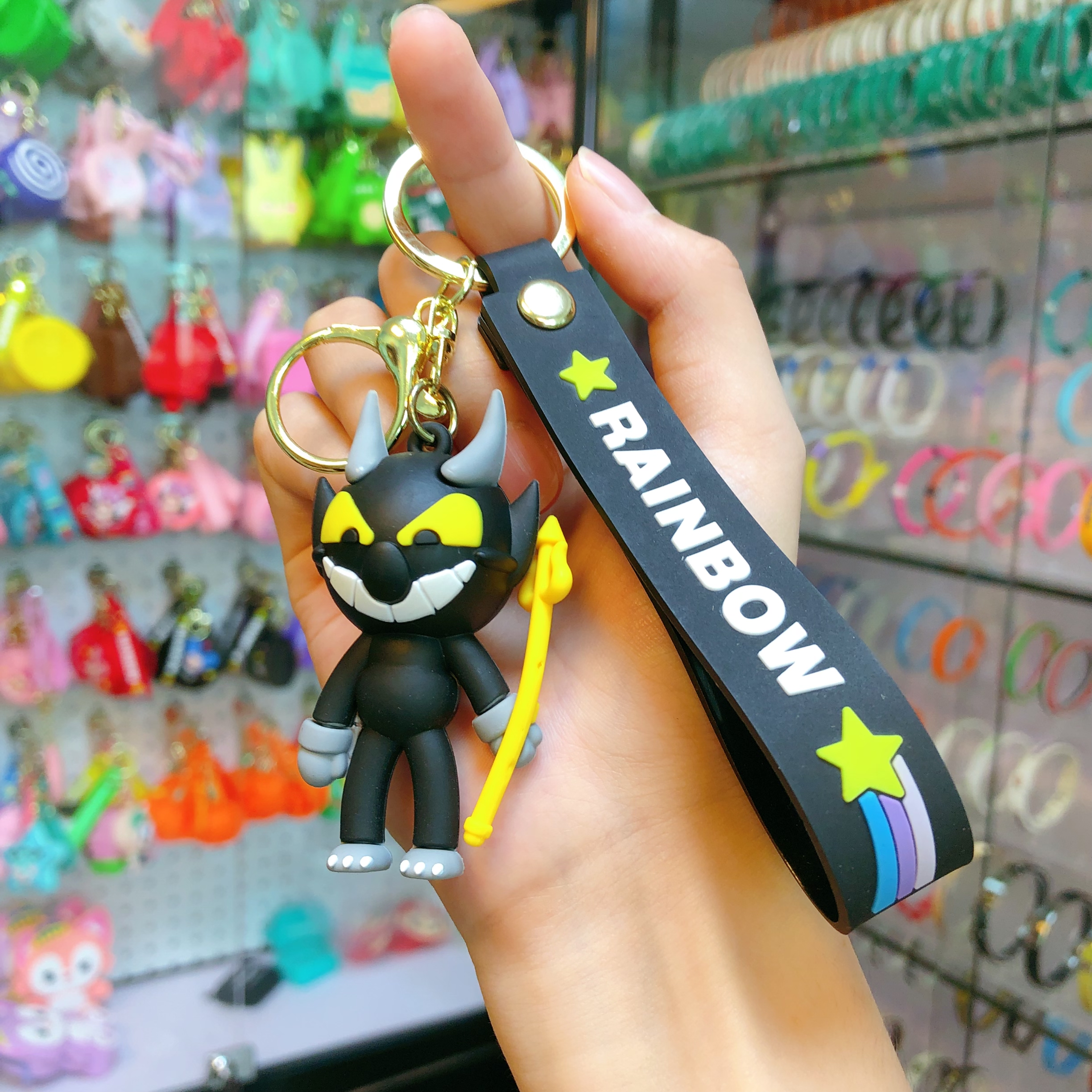 Wholesale of soda water figure keychain figurines, popular key chain accessories, pendants, creative and cute car schoolbags Item Picture