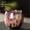 Kunkun Ceramic kiln transformation tea cups, ceramic Gongfu tea sets, single cups, Tenmoku glaze Jian cups, master cups, tea cups, tasting cups, egg-shaped small tea bowls, ceramic cups Item Picture