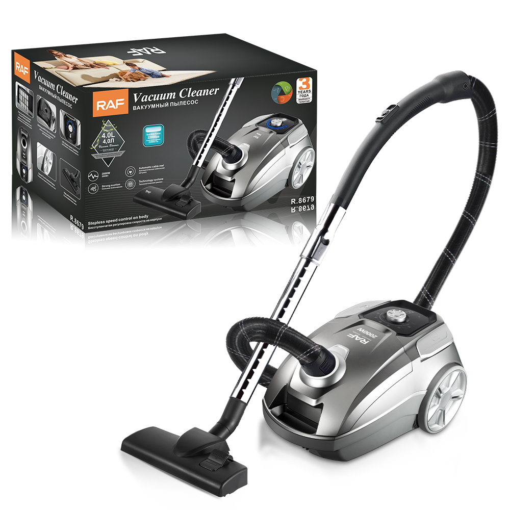 RAF European standard cross-border high suction power 5-speed digital display electronic screen vacuum cleaner, high-power handheld powerful portable R.8679 pic 5