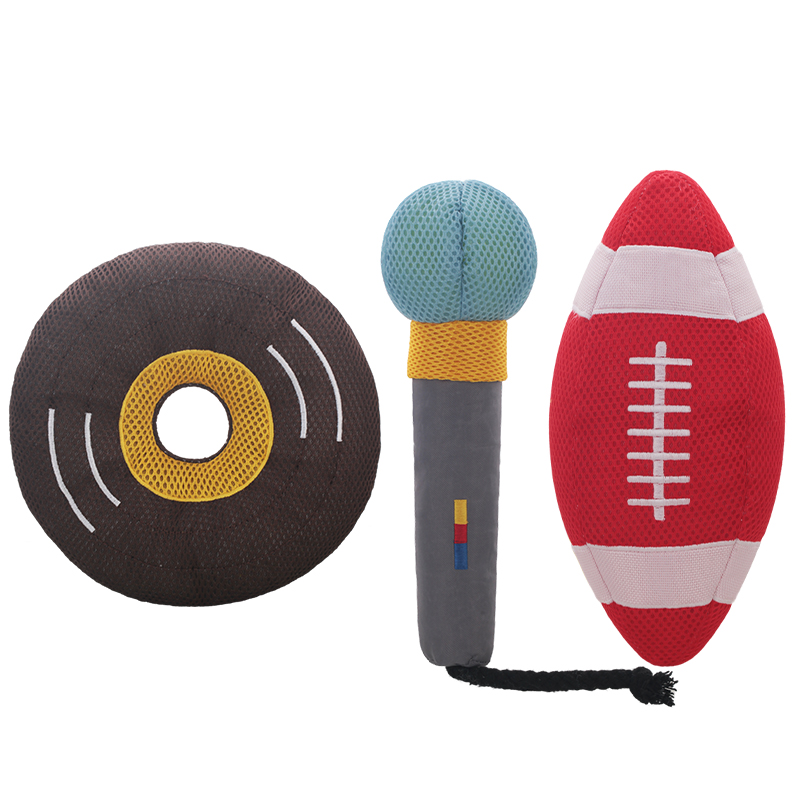 Dog toys, pet supplies, play and entertainment pet toys, long-lasting and biting training interactive vocal toys, outdoor training toys, simulation record series details Picture