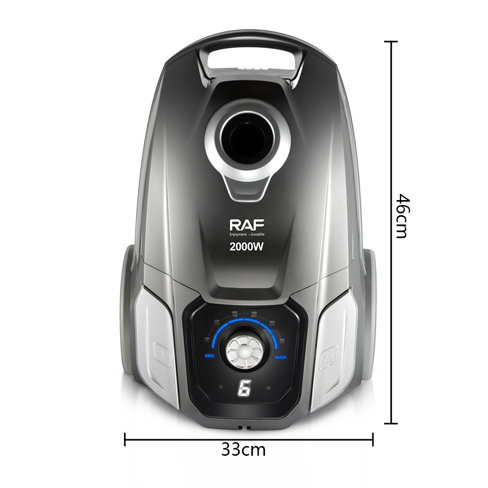 RAF European standard cross-border high suction power 5-speed digital display electronic screen vacuum cleaner, high-power handheld powerful portable R.8679 pic 2