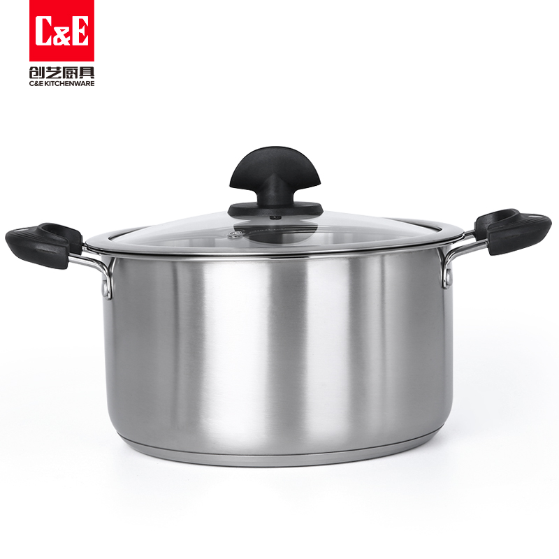 C&E Creative Steamer, made of 304 stainless steel, is a double-layer large-capacity multi-functional soup pot with a double-layer bottom for steaming and boiling. It is a kitchenware for home use pic 12