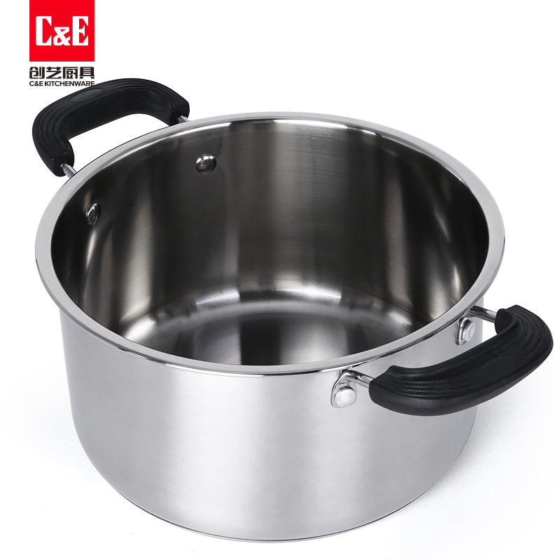 C&E Creative Steamer, made of 304 stainless steel, is a double-layer large-capacity multi-functional soup pot with a double-layer bottom for steaming and boiling. It is a kitchenware for home use pic 8