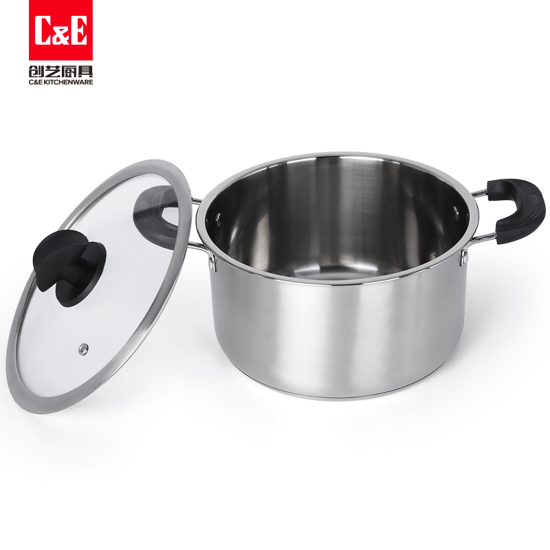 C&E Creative Steamer, made of 304 stainless steel, is a double-layer large-capacity multi-functional soup pot with a double-layer bottom for steaming and boiling. It is a kitchenware for home use pic 10