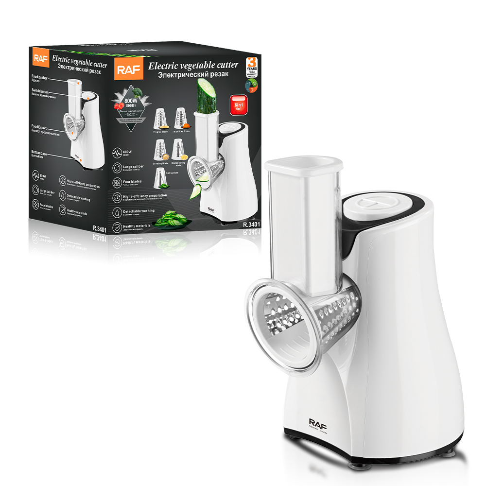 RAF European Standard cross-border household meat grinder, small electric slicer, multi-functional cheese grater, salad machine R.3401 details Picture