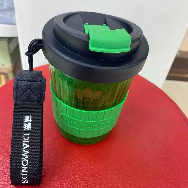 玻璃杯咖啡杯高颜值耐高温杯子便携随行杯秋冬茶杯学生宿舍水杯子产品图