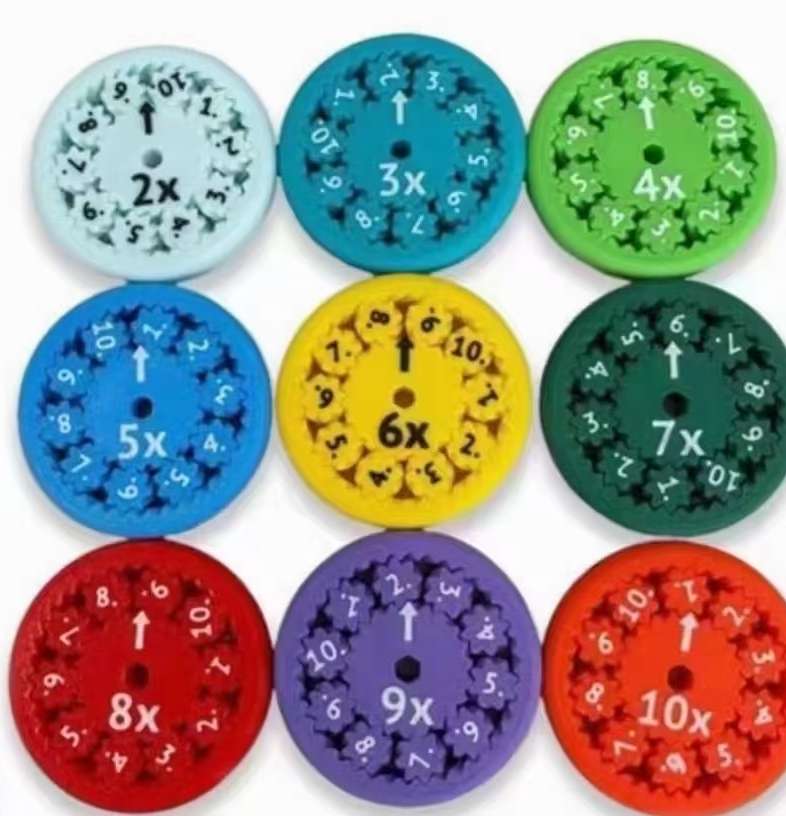 Math Gyro Science Teaching Puzzle Toy Teaching Clock Model Children Learn Time Cognitive Tools Play Learning Knowledge Both Wrong details Picture