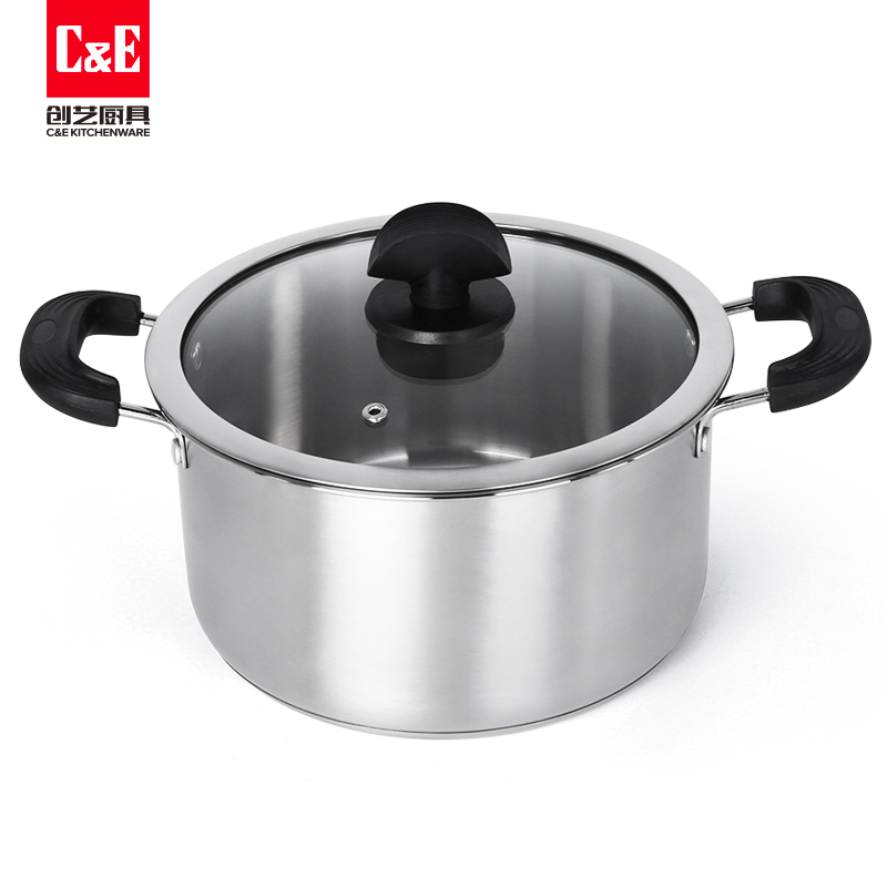 C&E Creative Steamer, made of 304 stainless steel, is a double-layer large-capacity multi-functional soup pot with a double-layer bottom for steaming and boiling. It is a kitchenware for home use pic 11
