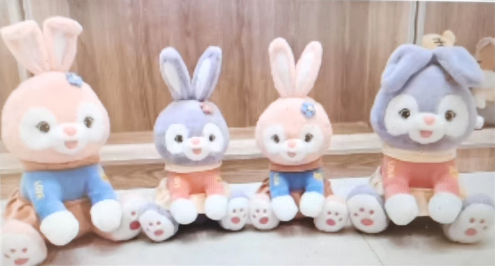 The mascot of the doll enterprise can be made into a plush toy, a sweatshirt, a rabbit pillow, a gift, and a plush toy Specification image