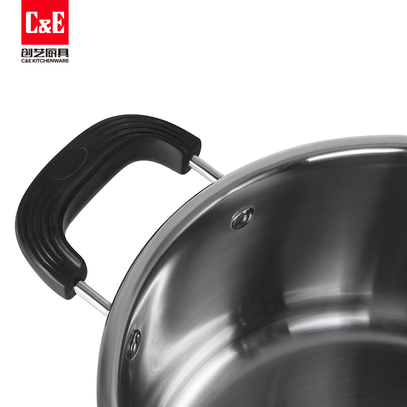 C&E Creative Steamer, made of 304 stainless steel, is a double-layer large-capacity multi-functional soup pot with a double-layer bottom for steaming and boiling. It is a kitchenware for home use pic 13
