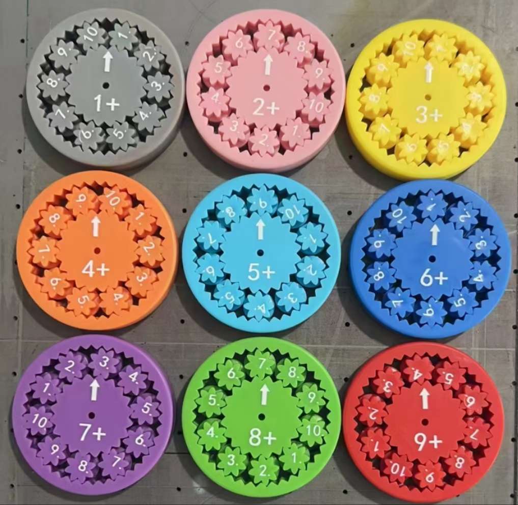Math Gyro Science Teaching Puzzle Toy Teaching Clock Model Children Learn Time Cognitive Tools Play Learning Knowledge Both Wrong