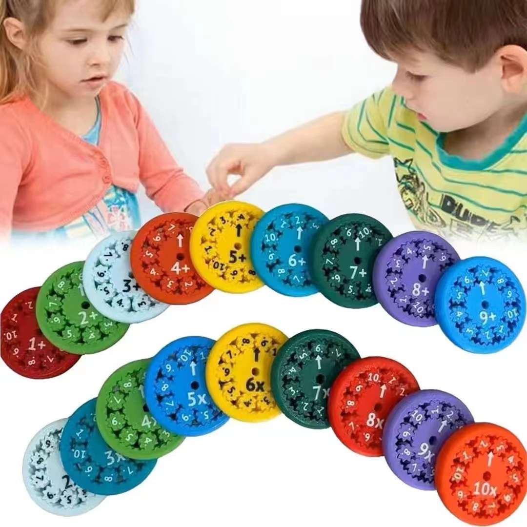 Math Gyro Science Teaching Puzzle Toy Teaching Clock Model Children Learn Time Cognitive Tools Play Learning Knowledge Both Wrong Item Picture
