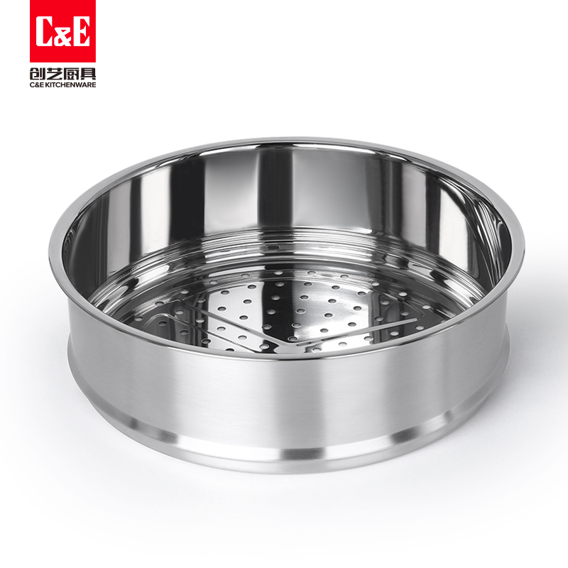 C&E Creative Steamer 304 stainless steel, double-layer multi-functional pot with top steaming and bottom boiling, large capacity, kitchenware for home use pic 13