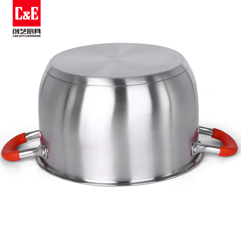 C&E Creative Steamer 304 stainless steel, double-layer multi-functional pot with top steaming and bottom boiling, large capacity, kitchenware for home use Specification image