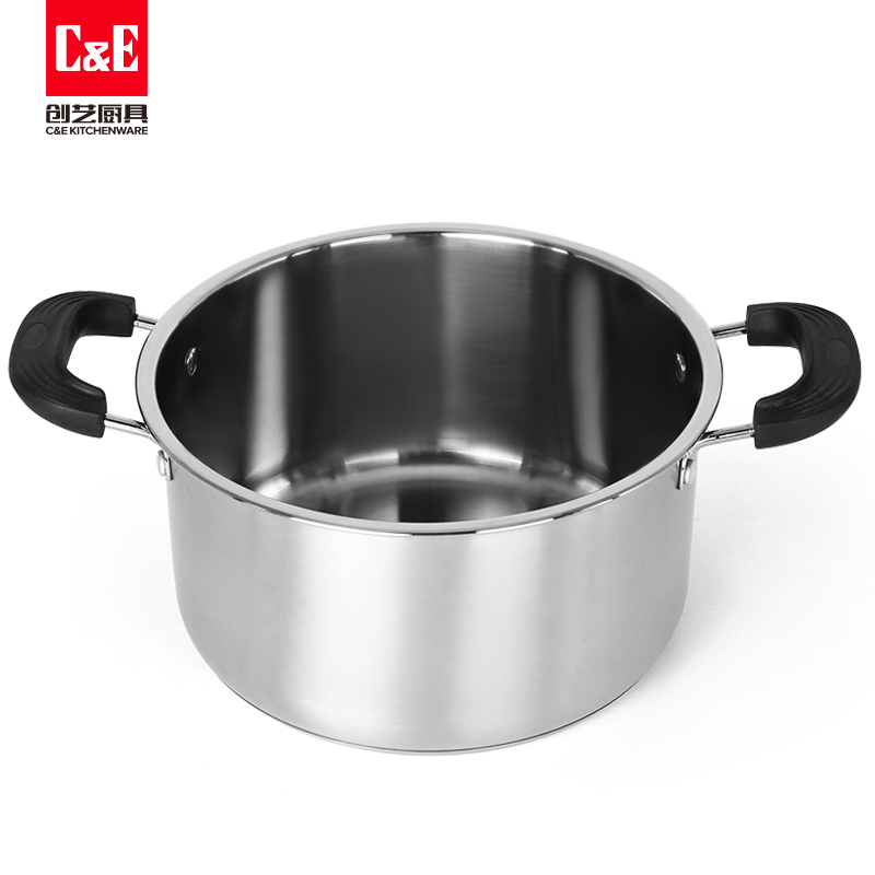 C&E Creative Steamer, made of 304 stainless steel, is a double-layer large-capacity multi-functional soup pot with a double-layer bottom for steaming and boiling. It is a kitchenware for home use pic 9