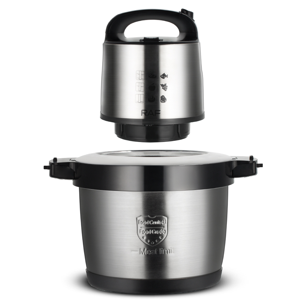 RAF European standard cross-border household 6L commercial electric meat grinder, large-capacity filling grinder, garlic grinder, meat grinder R.7008A pic 6