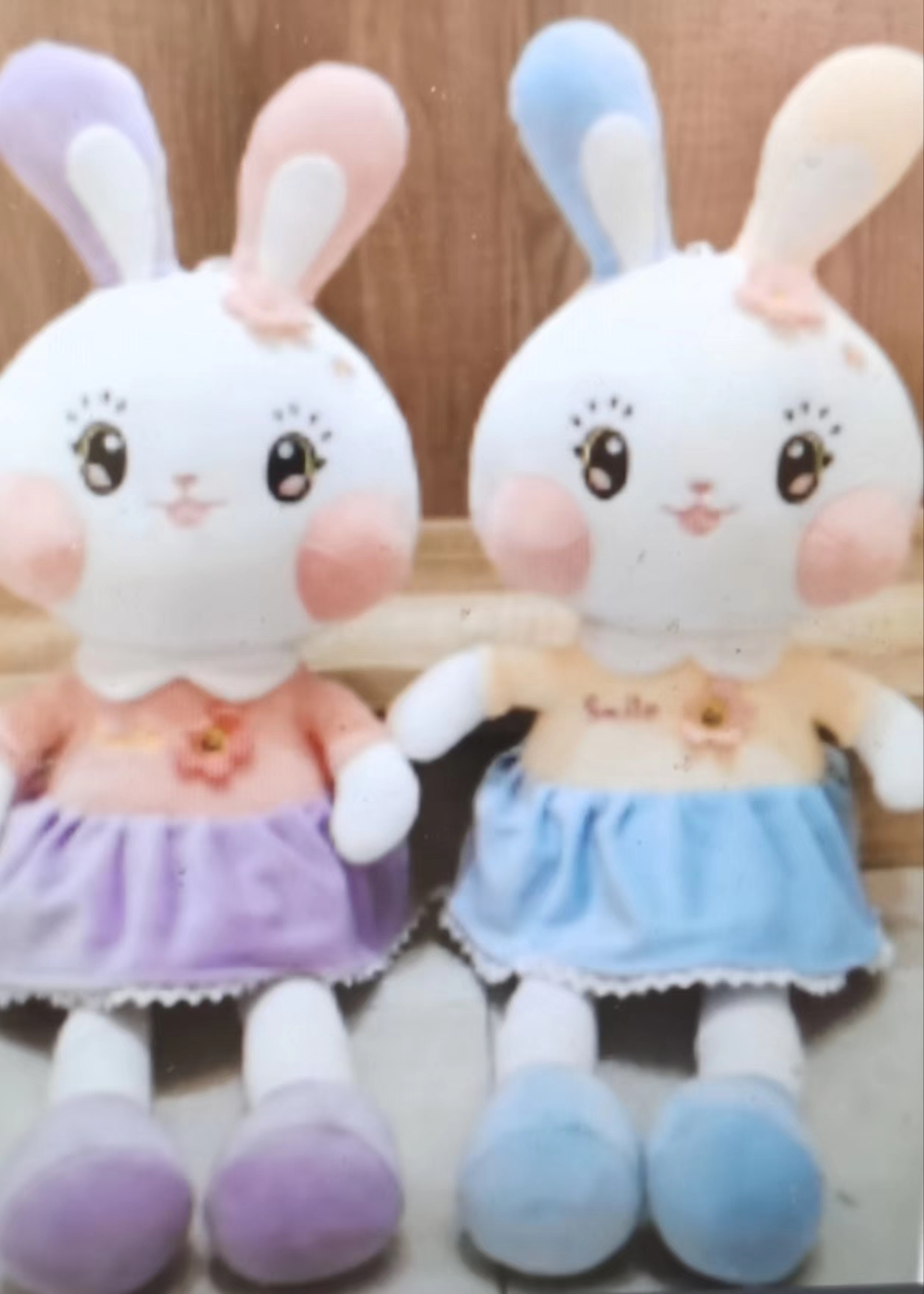 The mascot of the doll enterprise can be made into a long-legged, cute rabbit throw pillow as a gift, a plush toy Specification image