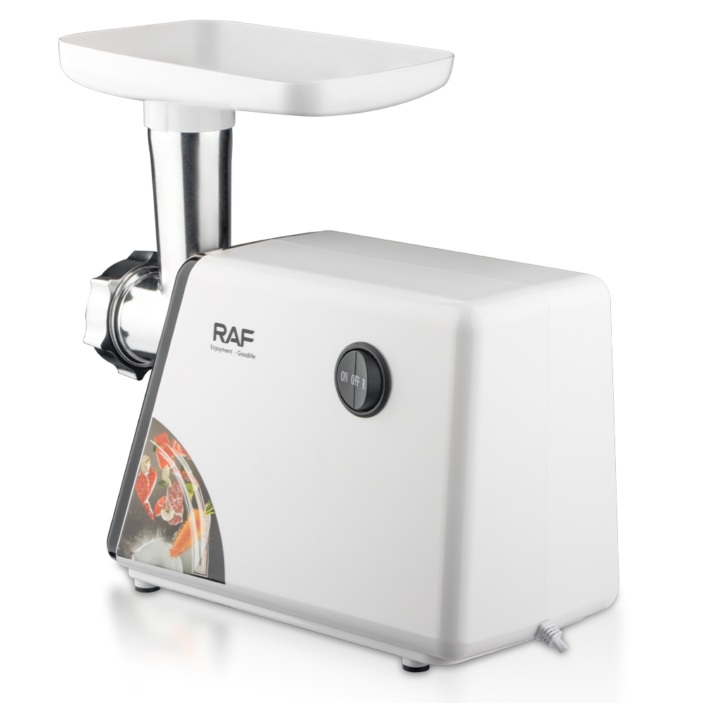 RAF European Standard cross-border household meat grinder, small electric sausage stuffing machine, automatic multi-functional commercial desktop meat grinder R.3393 Application Scenario