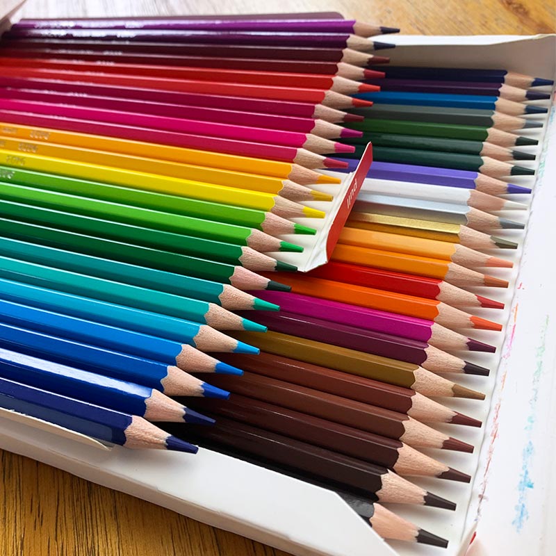 ACMELIAE 9403-48 colors Hexagonal Color Pencil Set Specification drawing