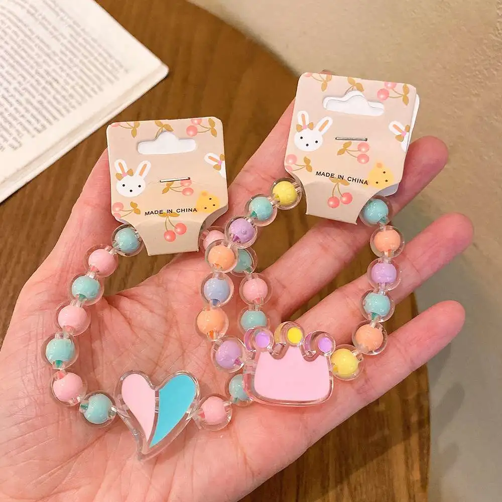 2024 Trendy children's jewelry, small rings, white jade Bodhi prayer beads, children's toys, papap ruler accessories, children's accessories, fun and fashionable new bracelets, children's 2024 trend detail image 3