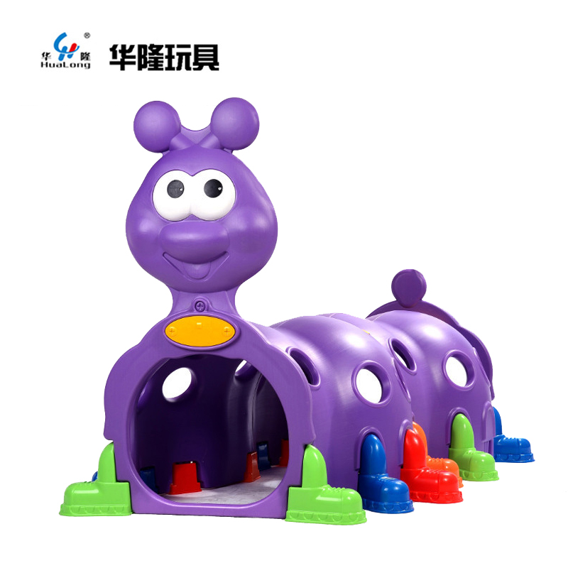幼儿园爬行隧道儿童早教钻洞玩具毛毛虫隧道户外游乐场爬行筒精灵华隆源头厂家直供