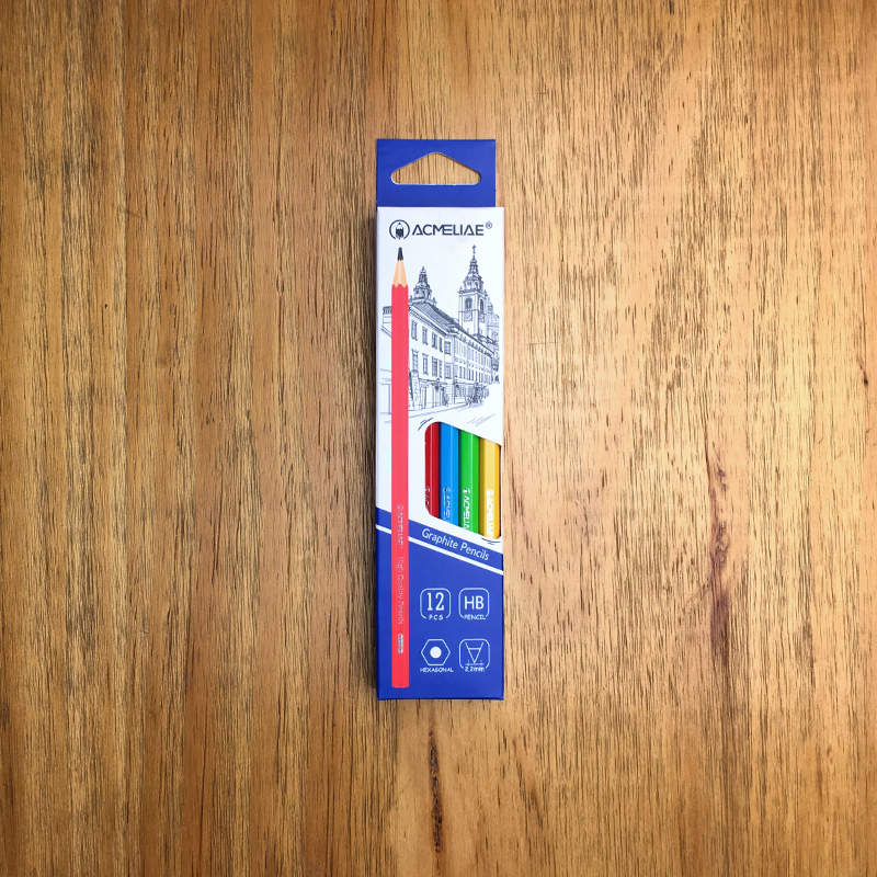 ACMELIAE Color Coating HB Pencil Hexagonal 43513 full figure