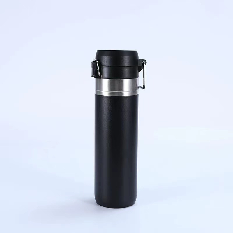 304 stainless steel bouncing cup, insulated cup, large-capacity handle pot, vacuum outdoor portable water cup, sports water bottle pic 9